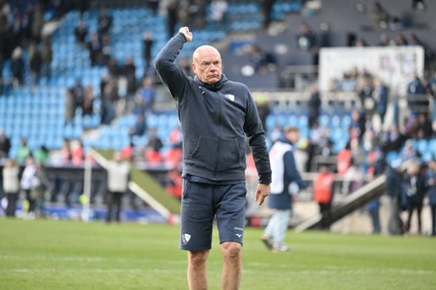 Trainer Uwe Rösler (VfL Bochum) nach dem Spiel 15.02.2026, Fussball 2. Bundesliga, Saison 2025 2026, 22. Spieltag, VfL Bochum - SC Paderborn DFL regulations prohibit any use of photographs as image sequences and or quasi-video Bochum Vonovia Ruhrstadion Nordrhein Westfalen Deutschland