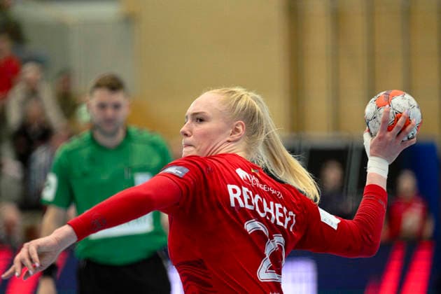 Johanna Reichert (Thueringer HC, 29) GER, Thueringer HC gegen Motherson Mosonmagyarovari KC , Handball, EHF European League Women, Gruppen Phase , Saison 2025 2026, 15.02.2026 GER, Thueringer HC gegen Motherson Mosonmagyarovari KC , Handball, EHF European League Women, Gruppen Phase , Saison 2025 2026, 15.02.2026 Bad Langensalza Copyright: xEibner-Pressefoto MartinxHerbstx EP_MHT