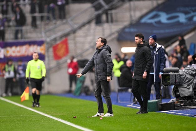 Le Havre Athletic Club v Toulouse FC - Ligue 1 McDonald s 2025 2026 Carles MARTINEZ NOVELL (Entraineur Toulouse TFC) during the Ligue 1 McDonald s match between Le Havre and Toulouse at Stade OcÃ ane on February 15, 2026 in Le Havre, France. Le Havre France  Copyright: xFEPx 776348283