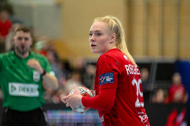 Johanna Reichert (Thueringer HC, 29) GER, Thueringer HC gegen Motherson Mosonmagyarovari KC , Handball, EHF European League Women, Gruppen Phase , Saison 2025 2026, 15.02.2026 GER, Thueringer HC gegen Motherson Mosonmagyarovari KC , Handball, EHF European League Women, Gruppen Phase , Saison 2025 2026, 15.02.2026 Bad Langensalza Copyright: xEibner-Pressefoto MartinxHerbstx EP_MHT