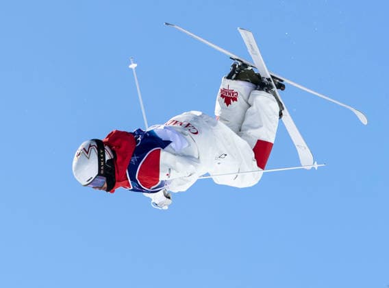 OLYMPICS - Winter Olympic Games, Olympische Spiele, Olympia, OS Milano Cortina 2026 LIVIGNO,ITALY,15.FEB.26 - OLYMPICS, FREE SKI, FREESTYLE SKIING - Winter Olympic Games Milano Cortina 2026, dual moguls, men, final. Image shows Mikael Kingsbury (CAN).  GEPAxpictures xWolfgangxGrebien