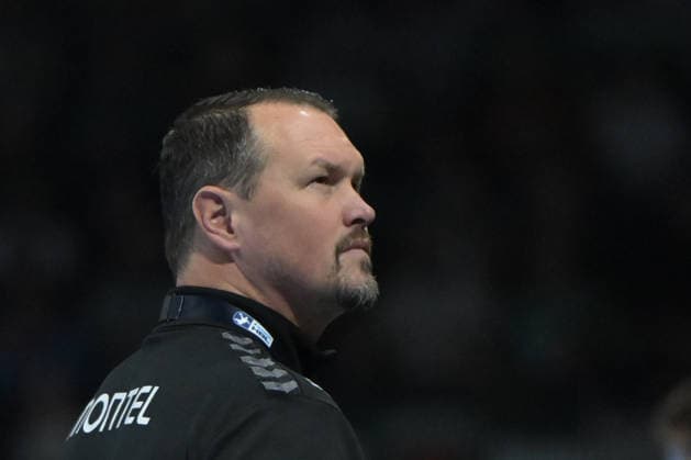 15.02.2026, xlakx, Handball Daikin HBL, Fuechse Berlin - TVB Stuttgart v.l. Misha Kaufmann (TVB Stuttgart) Berlin