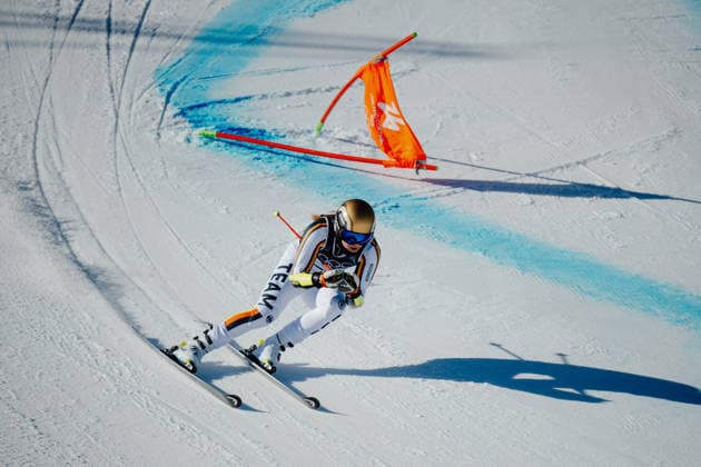 OLYMPICS - Winter Olympic Games, Olympische Spiele, Olympia, OS Milano Cortina 2026 CORTINA D AMPEZZO,ITALY,15.FEB.26 - OLYMPICS, ALPINE SKIING - Winter Olympic Games Milano Cortina 2026, giant slalom, women.. Image shows Emma Aicher (GER).  GEPAxpictures xAlexanderxSolc