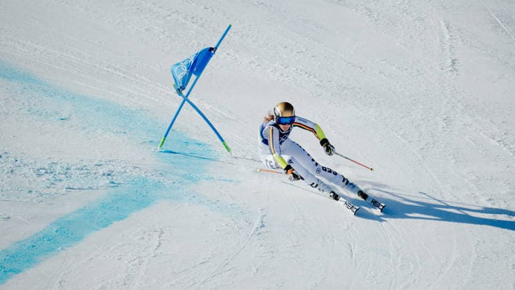 OLYMPICS - Winter Olympic Games, Olympische Spiele, Olympia, OS Milano Cortina 2026 CORTINA D AMPEZZO,ITALY,15.FEB.26 - OLYMPICS, ALPINE SKIING - Winter Olympic Games Milano Cortina 2026, giant slalom, women.. Image shows Lena Duerr (GER).  GEPAxpictures xAlexanderxSolc