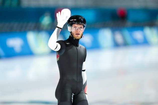 2026-02-15 - Milano Cortina 2026 Winter Olympics Speed skating, Eisschnelllauf Men s Team Pursuit MILAN, ITALY - FEBRUARY 15: Patrick Beckert of Germany during the Speed Skating Men s Team Pursuit Quarterfinals of the Milano Cortina 2026 Winter Olympics at the Milano Speed Skating Arena on February 15, 2026 in Milan, Italy Milan Milano Speed Skating Arena Italy Content not available for redistribution in The Netherlands directly or indirectly through any third parties. Copyright: xAndrexWeeningx