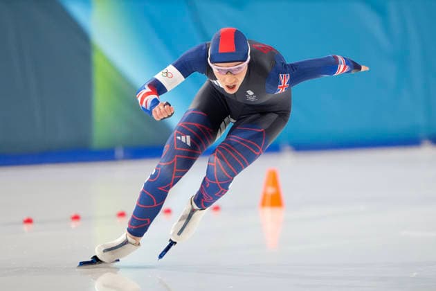 2026-02-15 - Milano Cortina 2026 Winter Olympics 500m Women MILAN, ITALY - FEBRUARY 15: Ellia Smeding of United Kingdom during the 500m Women Milano Cortina 2026 Winter Olympics at the Milano Speed skating, Eisschnelllauf Arena on February 15, 2026 in Milan, Italy Milan Milano Speed Skating Arena Italy Content not available for redistribution in The Netherlands directly or indirectly through any third parties. Copyright: xAndrexWeeningx
