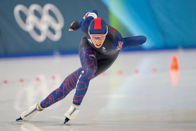 2026-02-15 - Milano Cortina 2026 Winter Olympics 500m Women MILAN, ITALY - FEBRUARY 15: Ellia Smeding of United Kingdom during the 500m Women Milano Cortina 2026 Winter Olympics at the Milano Speed skating, Eisschnelllauf Arena on February 15, 2026 in Milan, Italy Milan Milano Speed Skating Arena Italy Content not available for redistribution in The Netherlands directly or indirectly through any third parties. Copyright: xAndrexWeeningx