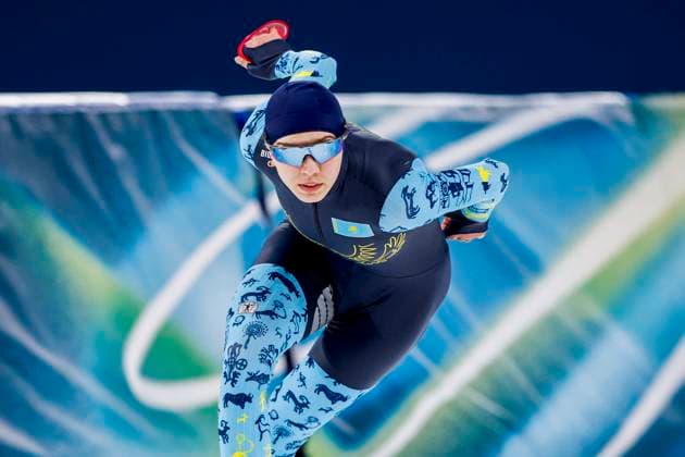 Arina Ilyachshenko of Kazakhstan Women s 500m, Milano Cortina 2026 Winter Olympics: Day 9, Speed skating, Eisschnelllauf - Milano Cortina 2026 Winter Olympics: Day 9, Milano Speed Skating Stadium, February 15, 2026, Milan, Italy.