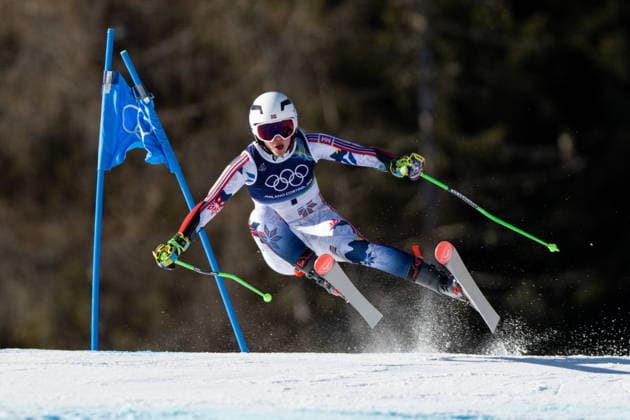 15th February 2026; Val di Fiemme, Italy, 2026 Winter Olympic Games, Olympische Spiele, Olympia, OS Day 10; Women s Giant Slalom; Thea Louise Stjernesund (NOR)  FotoxOlimpik