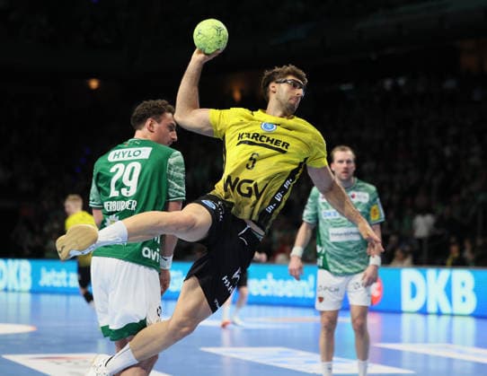 GER HBL Saison 2025 2026 FÜCHSE Berlin vs TV Stuttgart, 15.02.26, Max-Schmeling-Halle, Berlin, Antinio SERRADILLA (TVB Stuttgart 5)