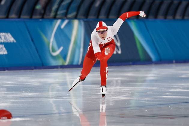MILAN , 15-02-2026 , Milano Speed skating, Eisschnelllauf Stadium , Olympic Winter games, Winterspiele,Spiele, Summer games 2026 - Speed Skating 500m ladies , Picture shows Martyna Baran Olympic Winter Games 2026 - Speed Skating 500m ladies  x201629115x Copyright: