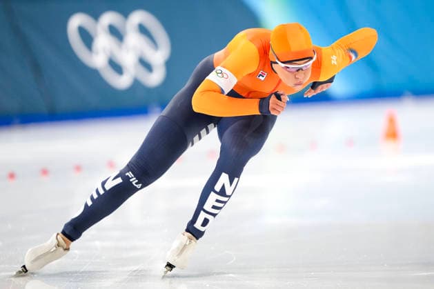2026-02-15 - Milano Cortina 2026 Winter Olympics 500m Women MILAN, ITALY - FEBRUARY 15: Jutta Leerdam of Netherlands during the 500m Women Milano Cortina 2026 Winter Olympics at the Milano Speed skating, Eisschnelllauf Arena on February 15, 2026 in Milan, Italy Milan Milano Speed Skating Arena Italy Content not available for redistribution in The Netherlands directly or indirectly through any third parties. Copyright: xAndrexWeeningx