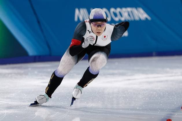 MILAN , 15-02-2026 , Milano Speed skating, Eisschnelllauf Stadium , Olympic Winter games, Winterspiele,Spiele, Summer games 2026 - Speed Skating 500m ladies , Picture shows Yukino Yoshida Olympic Winter Games 2026 - Speed Skating 500m ladies  x201629352x Copyright: