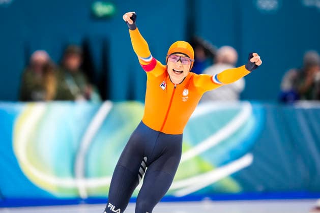 2026-02-15 - Milano Cortina 2026 Winter Olympics 500m Women MILAN, ITALY - FEBRUARY 15: Femke Kok of Netherlands during the 500m Women Milano Cortina 2026 Winter Olympics at the Milano Speed skating, Eisschnelllauf Arena on February 15, 2026 in Milan, Italy Milan Milano Speed Skating Arena Italy Content not available for redistribution in The Netherlands directly or indirectly through any third parties. Copyright: xAndrexWeeningx