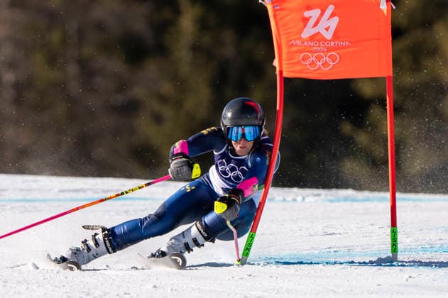 Alpine Skiing - Milano Cortina 2026 Winter Olympics: Day 9 Sara Hector competes in the second run of the women s giant slalom event during the Milano Cortina 2026 Winter Olympic Games, Olympische Spiele, Olympia, OS at the Tofane Alpine Skiing Centre in Cortina d Ampezzo on February 15, 2026. Cortina d Ampezzo Italy  Copyright: xAndrzejxIwanczukx originalFilename:iwanczuk-alpinesk260215_npcEL.jpg
