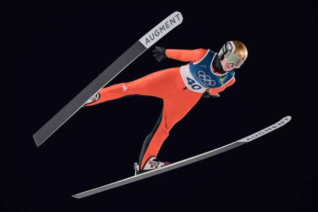 Winter Olympics in Milan Cortina 2026 Val di Fiemme, Italy 20260215. Heidi Dyhre Traaserud during the women s large hill jump in the Predazzo Ski jumping, Skispringen, Ski, nordisch Stadium during the Winter Olympics in Milan Cortina 2026. Photo: Terje Pedersen NTB Val di Fiemme Italy EDITORIAL USE ONLY. RESTRICTED USE FOR BETTING COMPANIES Ref:_SPOuQ-BwSQ-UCA.jpg *** Winter Olympics in Milan Cortina 2026 Val di Fiemme, Italy 20260215 Heidi Dyhre Traaserud during the women s large hill jump in the Predazzo Ski Jumping Stadium during the Winter Olympics in Milan Cortina 2026 Photo Terje Pedersen NTB Val di Fiemme Italy EDITORIAL USE ONLY RESTRICTED USE FOR BETTING COMPANIES  Copyright: xTerjexPedersenx xNTBx