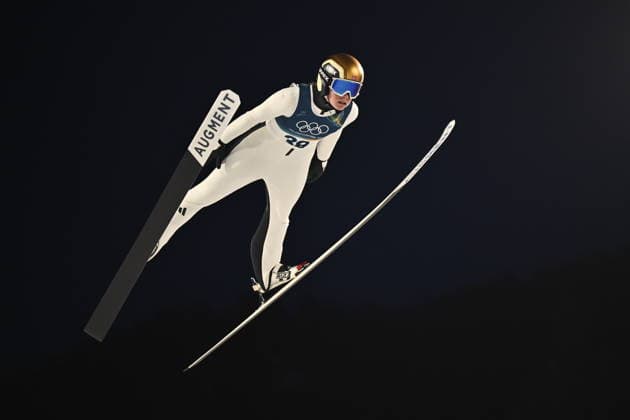 VAL DI FIEMME, ITALIEN 20260215 Eirin Maria Kvandal, Norge, i damernas backhoppning i stora backen under vinter-OS pa Tesero längdskidstadion i Val di Fiemme, Italien. *** Bilden ingar i SPORTPAKET. För övriga BETALBILD *** VAL DI FIEMME ITALIEN x10430x *** VAL DI FIEMME, ITALY 20260215 Eirin Maria Kvandal, Norway, in the womens ski jumping on the big hill during the Winter Olympics at the Tesero cross-country stadium in Val di Fiemme, Italy Picture in SPORT PACKAGE For others PAY PICTURE VAL DI FIEMME ITALY x10430x  Copyright: xChristinexOlsson TTx OS 2026 BACKHOPPNING