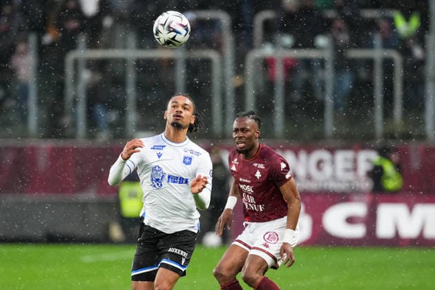 FC Metz v AJ Auxerre - Ligue 1 McDonald s 2025 2026 09 Sekou MARA (aja) during the Ligue 1 McDonald s match between Metz and Auxerre at Stade Saint-Symphorien on February 15, 2026 in Metz, France. Metz France  Copyright: xFEPx 776348286