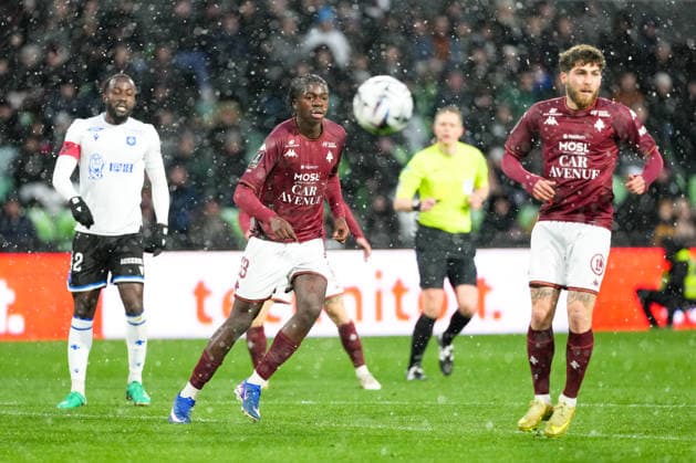 FC Metz v AJ Auxerre - Ligue 1 McDonald s 2025 2026 33 Believe MUNONGO (fcm) during the Ligue 1 McDonald s match between Metz and Auxerre at Stade Saint-Symphorien on February 15, 2026 in Metz, France. Metz France  Copyright: xFEPx 776348286