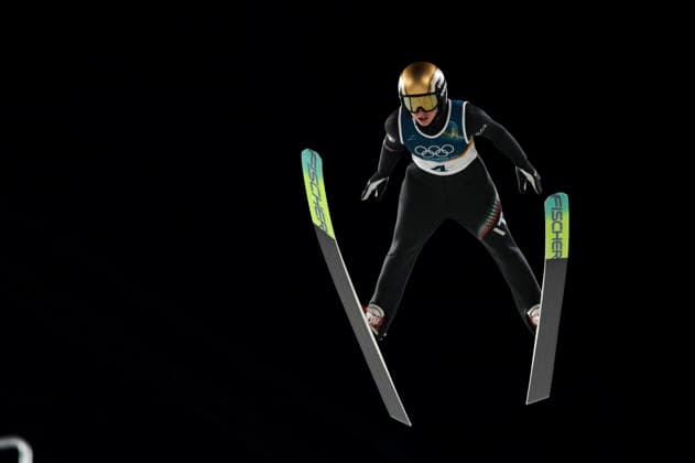 OLYMPICS - Winter Olympic Games, Olympische Spiele, Olympia, OS Milano Cortina 2026 PREDAZZO,ITALY,15.FEB.26 - OLYMPICS, Ski jumping, Skispringen, Ski, nordisch - Winter Olympic Games Milano Cortina 2026, large hill, women. Image shows Jessica Malsiner (ITA).  GEPAxpictures xMatthiasxTrinkl