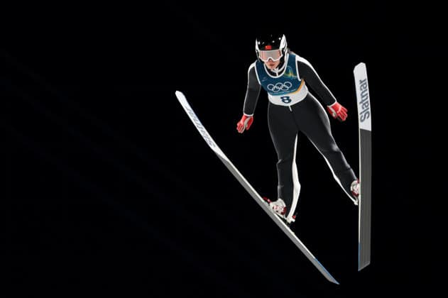 OLYMPICS - Winter Olympic Games, Olympische Spiele, Olympia, OS Milano Cortina 2026 PREDAZZO,ITALY,15.FEB.26 - OLYMPICS, Ski jumping, Skispringen, Ski, nordisch - Winter Olympic Games Milano Cortina 2026, large hill, women. Image shows Yangning Weng (CHN).  GEPAxpictures xMatthiasxTrinkl