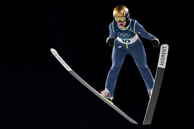 OLYMPICS - Winter Olympic Games, Olympische Spiele, Olympia, OS Milano Cortina 2026 PREDAZZO,ITALY,15.FEB.26 - OLYMPICS, Ski jumping, Skispringen, Ski, nordisch - Winter Olympic Games Milano Cortina 2026, large hill, women. Image shows Pola Beltowska (POL).  GEPAxpictures xMatthiasxTrinkl