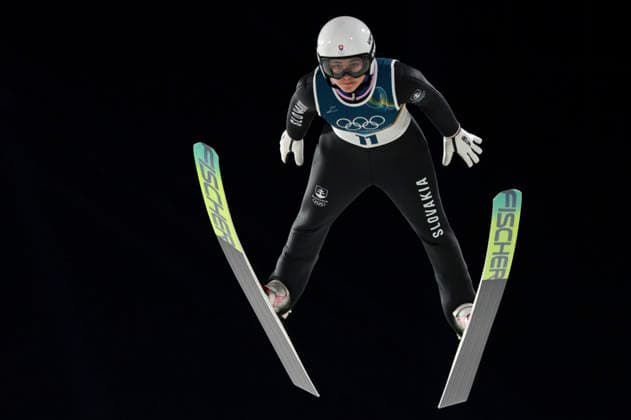 OLYMPICS - Winter Olympic Games, Olympische Spiele, Olympia, OS Milano Cortina 2026 PREDAZZO,ITALY,15.FEB.26 - OLYMPICS, Ski jumping, Skispringen, Ski, nordisch - Winter Olympic Games Milano Cortina 2026, large hill, women. Image shows Kira Maria Kapustikova (SVK).  GEPAxpictures xMatthiasxTrinkl