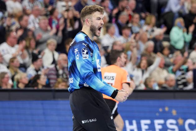 Torhueter Gonzalo Perez De Vargas (THW Kiel) jubelt, DAIKIN Handball Bundesliga, THW Kiel v SC Magdeburg, Wunderino Arena am 15. February 2026 in Kiel, Deutschland. (Foto von Marco Steinbrenner DeFodi Images) Torhueter Gonzalo Perez De Vargas (THW Kiel) cheers, DAIKIN Handball Bundesliga, THW Kiel v SC Magdeburg, Wunderino Arena, February 15, 2026 in Kiel, Germany. (Photo by Marco Steinbrenner DeFodi Images) -