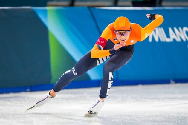 2026-02-15 - Milano Cortina 2026 Winter Olympics 500m Women MILAN, ITALY - FEBRUARY 15: Femke Kok of Netherlands during the 500m Women Milano Cortina 2026 Winter Olympics at the Milano Speed skating, Eisschnelllauf Arena on February 15, 2026 in Milan, Italy Milan Milano Speed Skating Arena Italy Content not available for redistribution in The Netherlands directly or indirectly through any third parties. Copyright: xAndrexWeeningx