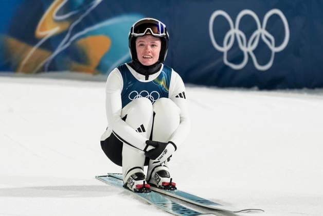Winter Olympics in Milan Cortina 2026 Val di Fiemme, Italy 20260215. Eirin Maria Kvandal during the 1st round of the women s large hill jump in the Predazzo Ski jumping, Skispringen, Ski, nordisch Stadium during the Winter Olympics in Milano Cortina 2026. Photo: Terje Pedersen NTB Val di Fiemme Italy EDITORIAL USE ONLY. RESTRICTED USE FOR BETTING COMPANIES Ref:_SPOl4Ci0WIKrjM.jpg *** Winter Olympics in Milan Cortina 2026 Val di Fiemme, Italy 20260215 Eirin Maria Kvandal during the 1st round of the women s large hill jump in the Predazzo Ski Jumping Stadium during the Winter Olympics in Milan Cortina 2026 Photo Terje Pedersen NTB Val di Fiemme Italy EDITORIAL USE ONLY RESTRICTED USE FOR BETTING COMPANIES  Copyright: xTerjexPedersenx xNTBx