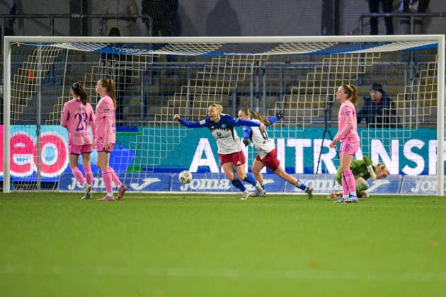 Fußball, Google Pixel Frauen Bundesliga, 20260215, TSG Hoffenheim - Hamburger SV HSV. Im Bild Tor 0:1. Hoffenheim Dietmar-Hopp-Stadion Baden Württemberg Deutschland Copyright: Passion2Press MarkusxFischerx