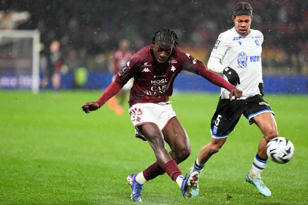 FC Metz v AJ Auxerre - Ligue 1 McDonald s 2025 2026 33 Believe MUNONGO (fcm) during the Ligue 1 McDonald s match between Metz and Auxerre at Stade Saint-Symphorien on February 15, 2026 in Metz, France. Metz France  Copyright: xFEPx 776348286