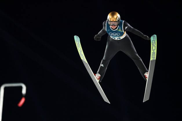 OLYMPICS - Winter Olympic Games, Olympische Spiele, Olympia, OS Milano Cortina 2026 PREDAZZO,ITALY,15.FEB.26 - OLYMPICS, Ski jumping, Skispringen, Ski, nordisch - Winter Olympic Games Milano Cortina 2026, large hill, women. Image shows Agnes Reisch (GER).  GEPAxpictures xMatthiasxTrinkl