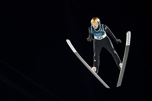 OLYMPICS - Winter Olympic Games, Olympische Spiele, Olympia, OS Milano Cortina 2026 PREDAZZO,ITALY,15.FEB.26 - OLYMPICS, Ski jumping, Skispringen, Ski, nordisch - Winter Olympic Games Milano Cortina 2026, large hill, women. Image shows Selina Freitag (GER).  GEPAxpictures xMatthiasxTrinkl
