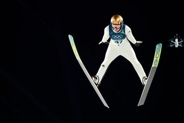 OLYMPICS - Winter Olympic Games, Olympische Spiele, Olympia, OS Milano Cortina 2026 PREDAZZO,ITALY,15.FEB.26 - OLYMPICS, Ski jumping, Skispringen, Ski, nordisch - Winter Olympic Games Milano Cortina 2026, large hill, women. Image shows Anna Odine Stroem (NOR).  GEPAxpictures xMatthiasxTrinkl