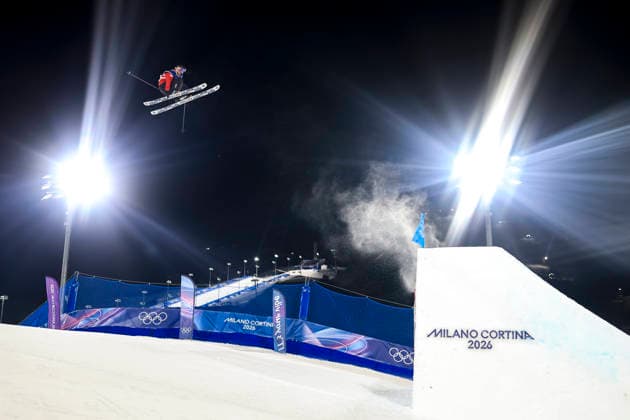 OLYMPICS - Winter Olympic Games, Olympische Spiele, Olympia, OS Milano Cortina 2026 LIVIGNO,ITALY,15.FEB.26 - OLYMPICS, FREE SKI, FREESTYLE SKIING - Winter Olympic Games Milano Cortina 2026, big air, men, qualification. Image shows Matej Svancer (AUT).  GEPAxpictures xWolfgangxGrebien