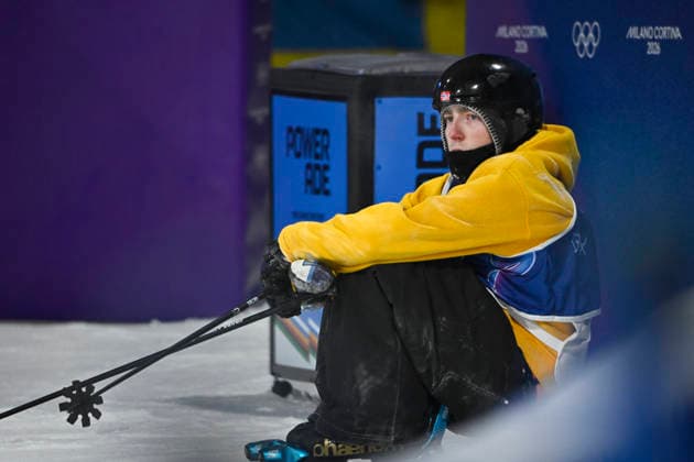 LIVIGNO, ITALY 20260215 Tormod Frostad, Norway, falls after a jump during the men s Freeski big air qualification, at the Olympic Games, Olympische Spiele, Olympia, OS in Livigno, Italy. *** The image is included in the SPORTS PACKAGE. For others PAYMENT IMAGE *** LIVIGNO ITALY x10080x *** LIVIGNO, ITALY 20260215 Tormod Frostad, Norway, falls after a jump during the men s Freeski big air qualification, at the Olympic Games in Livigno, Italy The image is included in the SPORTS PACKAGE For others PAYMENT IMAGE LIVIGNO ITALY x10080x  Copyright: xFredrikxSandberg TTx 2026 OLYMPICS QUALIFICATIONS BIG AIR