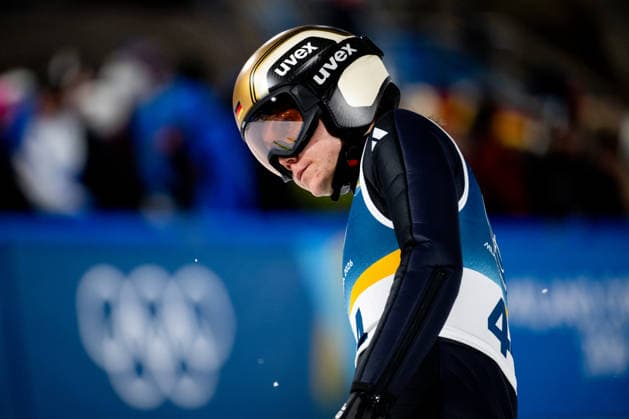 REISCH Agnes (Deutschland), ITA, Olympische Spiele Milano Cortina 2026, Olympia, Skispringen, Großschanze Frauen Einzel, 15.02.2026 ITA, Olympische Spiele Milano Cortina 2026, Olympia, Skispringen, Großschanze Frauen Einzel, 15.02.2026 Predazzo *** REISCH Agnes Germany , ITA, Olympic Games Milano Cortina 2026, Olympic Games, Ski Jumping, Large Hill Women Individual, 15 02 2026 ITA, Olympic Games Milano Cortina 2026, Olympic Games, Ski Jumping, Large Hill Women Individual, 15 02 2026 Predazzo Copyright: xEibner-Pressefoto Memmlerx EP_MMR