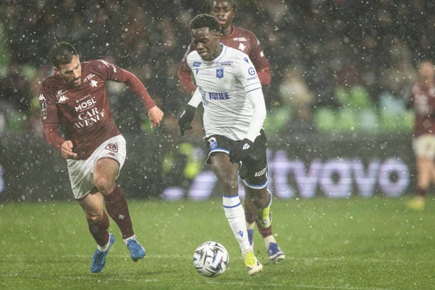 FOOTBALL : Metz fc vs Auxerre - ligue 1 - Metz - 15 2 26 Naouirou Ahamada 8  Copyright: xelyxandroxcegarrax