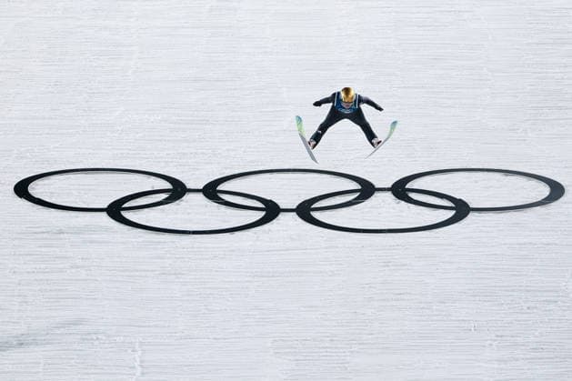 Olympische Winterspiele Milano Cortina 2026 Skispringen Großschanze Einzel Frauen am 15.02.2026 an der Predazzo Ski jumping, Skispringen, Ski, nordisch Stadium in Predazzo Agnes Reisch ( Deutschland ) *** Olympic Winter Games Milano Cortina 2026 Ski Jumping Large Hill Individual Women on 15 02 2026 at the Predazzo Ski Jumping Stadium in Predazzo Agnes Reisch Germany xMSx