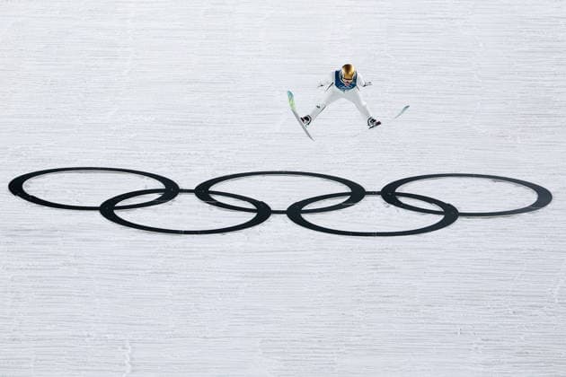 Olympische Winterspiele Milano Cortina 2026 Skispringen Großschanze Einzel Frauen am 15.02.2026 an der Predazzo Ski jumping, Skispringen, Ski, nordisch Stadium in Predazzo Anna Odine Stroem ( Norwegen ) *** Olympic Winter Games Milano Cortina 2026 Ski Jumping Large Hill Individual Women on 15 02 2026 at the Predazzo Ski Jumping Stadium in Predazzo Anna Odine Stroem Norway xMSx