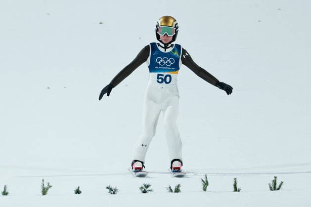 Olympische Winterspiele Milano Cortina 2026 Skispringen Großschanze Einzel Frauen am 15.02.2026 an der Predazzo Ski jumping, Skispringen, Ski, nordisch Stadium in Predazzo Nika Prevc ( Slowenien ) *** Olympic Winter Games Milano Cortina 2026 Ski Jumping Large Hill Individual Women on 15 02 2026 at the Predazzo Ski Jumping Stadium in Predazzo Nika Prevc Slovenia xMSx