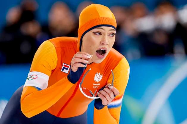 Jutta Leerdam of the Netherlands looks on after Women s 500m, Milano Cortina 2026 Winter Olympics: Day 9, Speed skating, Eisschnelllauf - Milano Cortina 2026 Winter Olympics: Day 9, Milano Speed Skating Stadium, February 15, 2026, Milan, Italy.