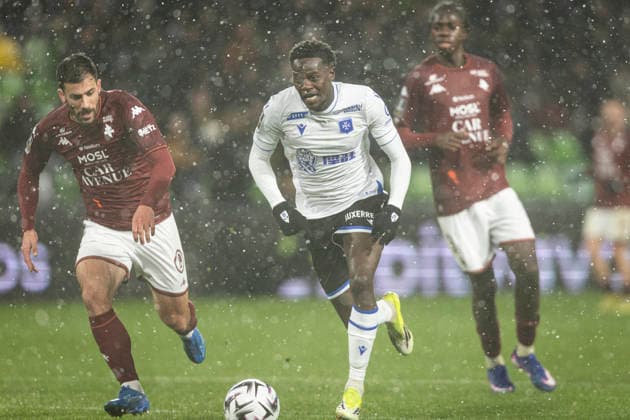 FOOTBALL : Metz fc vs Auxerre - ligue 1 - Metz - 15 2 26 Naouirou Ahamada 8  Copyright: xelyxandroxcegarrax