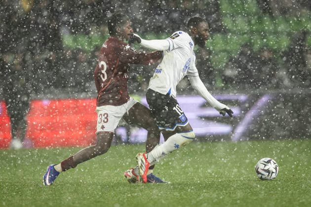 FOOTBALL : Metz fc vs Auxerre - ligue 1 - Metz - 15 2 26 Lassine Sinayoko 10  Copyright: xelyxandroxcegarrax