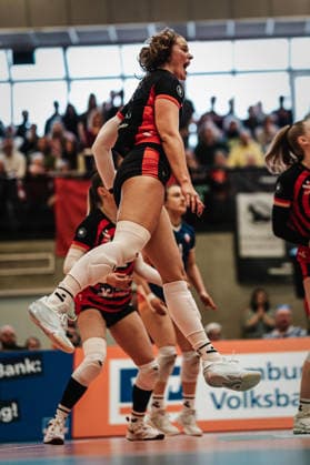 Volleyball Frauen Saison 2025 2026 Volleyball Bundesliga ETV Hamburger Volksbank Volleys vs. Schwarz-Weiß Erfurt 15.02.2026 Svea Frobel ( 11, ETV Hamburger Volksbank Volleys) Hamburg Sporthalle Hoheluft Hamburg Deutschland