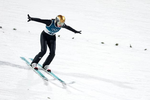 OLYMPICS - Winter Olympic Games, Olympische Spiele, Olympia, OS Milano Cortina 2026 PREDAZZO,ITALY,15.FEB.26 - OLYMPICS, Ski jumping, Skispringen, Ski, nordisch - Winter Olympic Games Milano Cortina 2026, large hill, women. Image shows Selina Freitag (GER).  GEPAxpictures xMatthiasxTrinkl