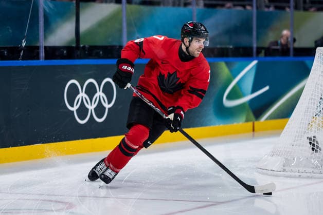 MILANO, ITALY - FEBRUARY 15: Devon Toews (Canada, 7) during the Ice hockey, Eishockey Men Canada vs France - Preliminary Round - Group A at the Milano Cortina 2026 Olympics at Milano Santagiulia Ice Hockey Arena on day 9 of the Milano Cortina 2026 Olympics on February 15, 2026 in Milano, Italy. Editorial use only. Italy Copyright: xSteffiexWunderlx