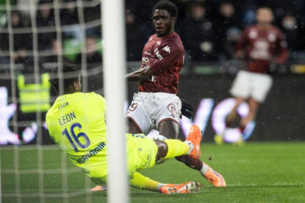 FOOTBALL : Metz fc vs Auxerre - ligue 1 - Metz - 15 2 26 Koffi Kouao 39  Copyright: xelyxandroxcegarrax