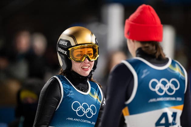 260215 Juliane Seyfarth of Germany after competing in the women™s large hill individual Ski jumping, Skispringen, Ski, nordisch during day 9 of the 2026 Winter Olympics on February 15, 2026 in Predazzo. Photo: Maxim Thore BILDBYRAN kod MT MT0984 backhoppning ski jumping skihopping Olympic Games, Olympische Spiele, Olympia, OS olympics winter olympics os ol olympiska spel vinter-os olympiske leker milano cortina 2026 milan cortina 2026 milano cortina 2026 olympic games milano cortina 2026 winter olympic games milano cortina-os milano cortina-ol vinter-ol 9 bbeng dam *** 260215 Juliane Seyfarth of Germany after competing in the women™s large hill individual ski jumping during day 9 of the 2026 Winter Olympics on February 15, 2026 in Predazzo Photo Maxim Thore BILDBYRAN kod MT MT0984 backhoppning ski jumping skihopping olympic games olympics winter olympics os ol olympiska spel vinter os olympiske leker milano cortina 2026 milan cortina 2026 milano cortina 2026 olympic games milano cortina 2026 winter olympic games milano cortina os milano cortina ol vinter ol 9 bbeng dam  Copyright: MAXIMxTHORE BB260215MT163